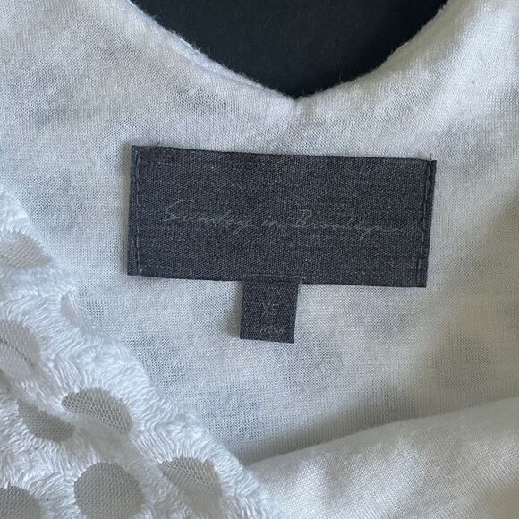 Anthropologie Sunday in Brooklyn White Tank Top Size XS - Picture 5 of 8